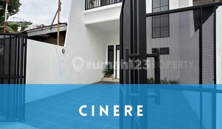 Rumah Baru Modern Minimalis Dalam Komplek di Cinere