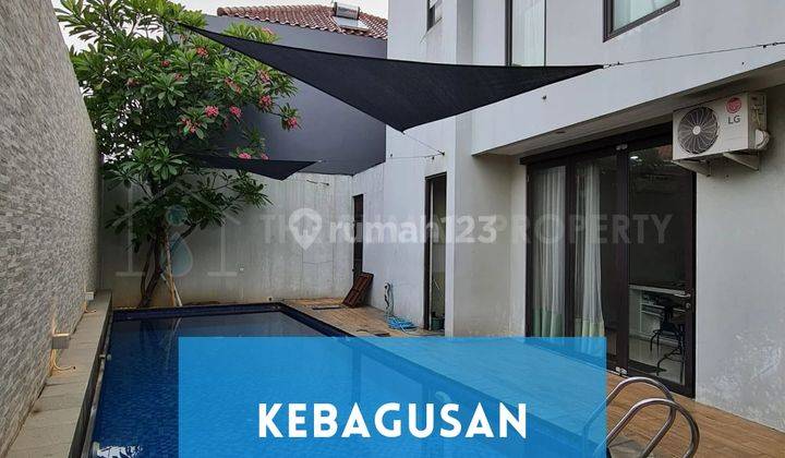 Townhouse 3 Lantai Full Furnished Private Pool Kebagusan Jaksel 1