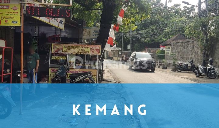 Tanah Pinggir Jalan Kemang Tersewa Warteg, Bengkel dan Ada Kostan