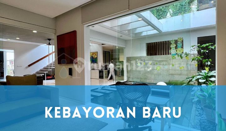 Beautiful, Nice House with Fish Pond in Kebayoran Baru Complex