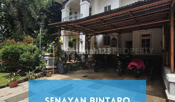 Rumah Hoek Terawat Layout Lapang Dalam Komplek Bintaro Tangsel 1