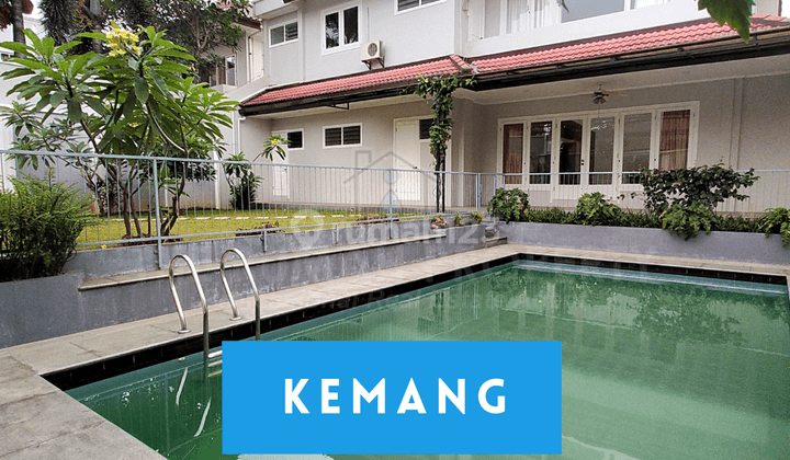 Disewakan Rumah Terawat 2 Lantai With Pool Dan Tanah Luas Kemang Jaksel 1