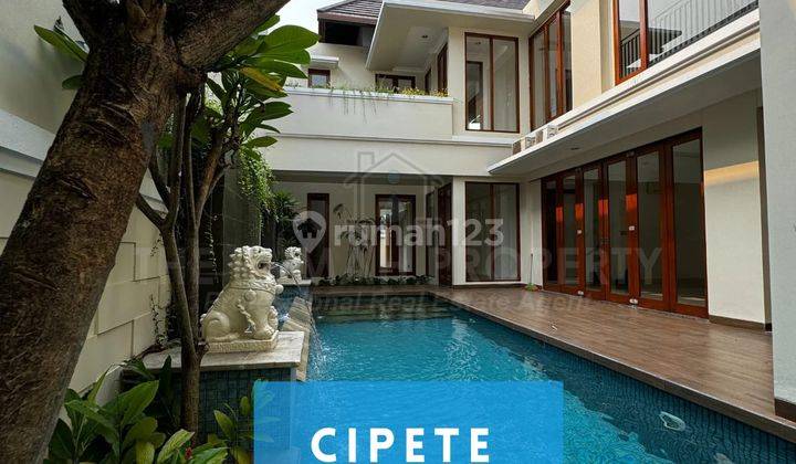 Rumah Mewah Siap Huni Cipete Lingkungan Tenang Private Pool  1