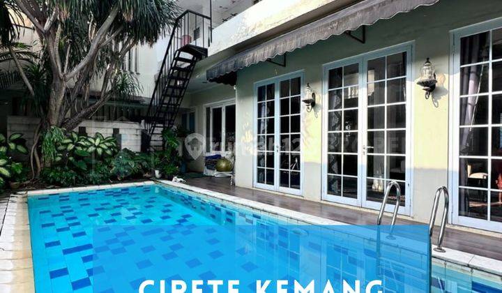 Rumah Private Pool Cipete Kemang Jalan Nyaman Lokasi Strategis 1