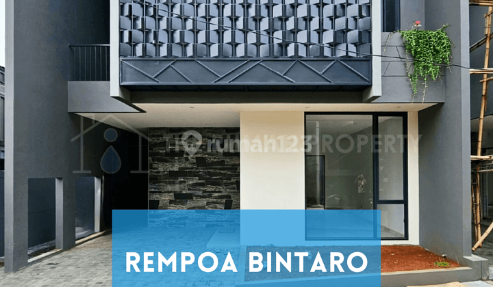 Rumah Artistic Rempoa Bintaro Area 3 Kamar Akses Tol Dan Stasiun 1