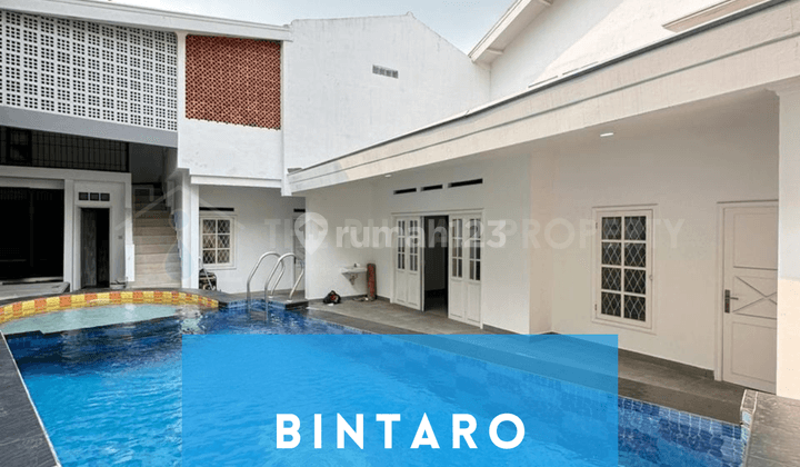 Rumah Private Pool Dalam Cluster Bintaro Sektor 6 Tangsel  1