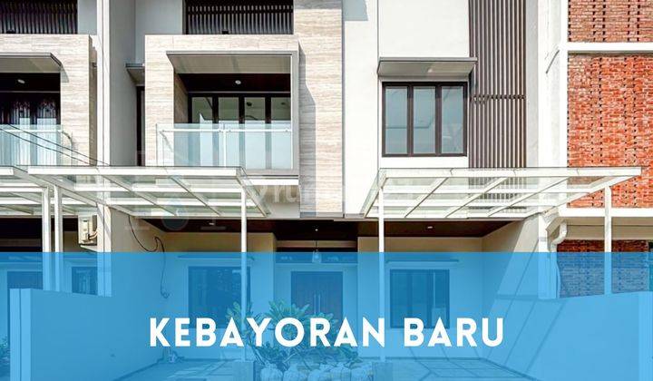 Rumah Baru Modern Unit Baru Kebayoran Baru Jaksel 1