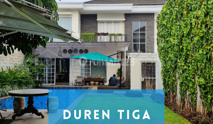 Luxury Townhouse Duren Tiga Posisi Kuldesak Tenang Private Pool 1