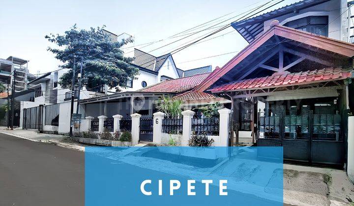 Rumah Lama Satu Setengah Lantai Cipete Selatan Dekat Cipete Raya 1