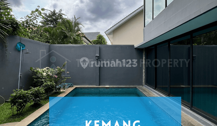 Rumah Kemang Pejaten Barat Private Pool Siap Huni Rapi 1