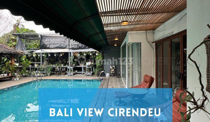 Dijual Rumah di Private Pool di Bali View Cirendeu Ciputat Timur 1