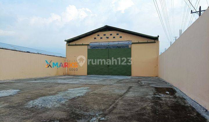 Gudang Zona Industri Area Gatak Siap Pakai Akses Kontainer 1