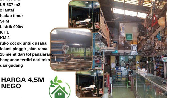 Ruko Padalarang Cocok Untuk Usaha Jalan Ramai Dekat Dengan Tol Padalarang Ruko Pinggir Jalan Ramai  Ruko di Ruko padalarang 15 menit dari tol padalarang, Padalarang 637 m² Unfurnished SHM - Sertifikat Hak Milik 1