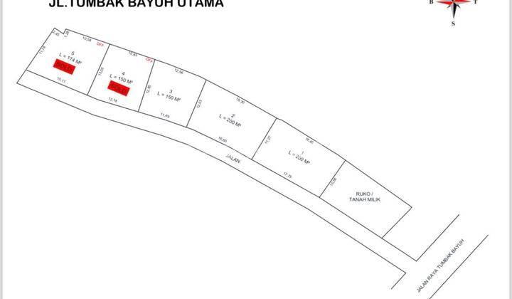 Strategically located land near Canggu JL 1