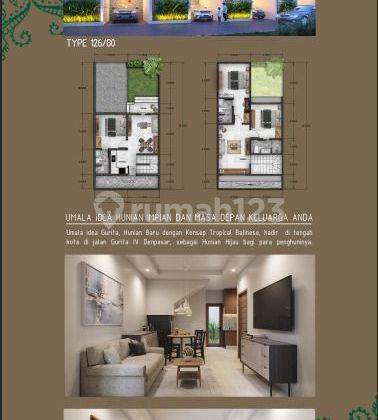 Semi residential Villa Umala Idea Sanur BG 2