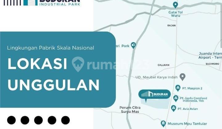 Safe &amp; Ready-to-Use Warehouse in Sidoarjo, Starting from 700 Million