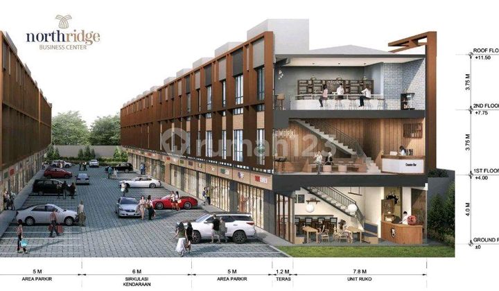 Ruko 3 Lantai Northridge Business Center, Jl. Ruko Northridggebsd Blok A5 Bsd