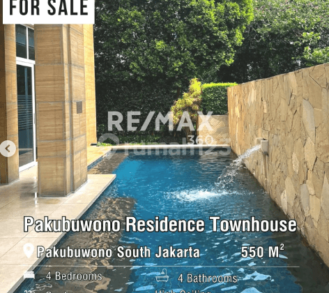 Dijual Best Deal Pakubuwono Residence Townhouse Lt 550m2 Elegant At Jakarta Selatan 2