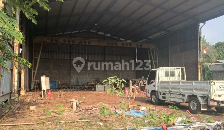Disewakan Gudang Terbuka (Workshop) & Lahan Jatiasih, Kota Bekasi