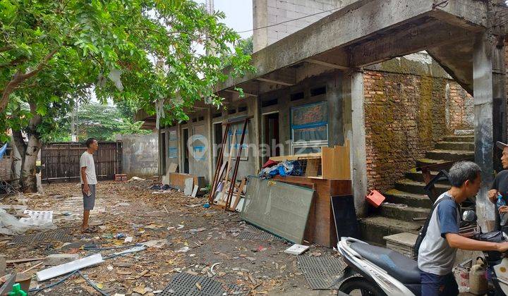 Jual Cepat Kontrakan 10 Pintu (bangunan ½ Jadi) Dan Workshop 2