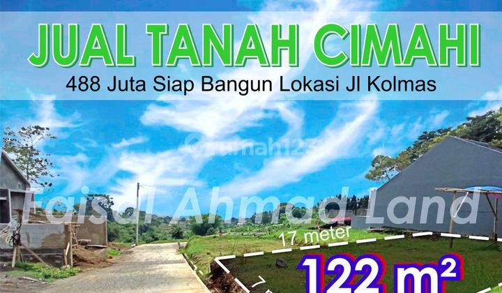 Tanah di Jl Kolmas Deket Awc, Cimahi SHM 122 m² 1