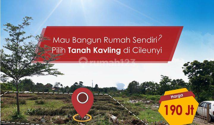 Jarang ada Tanah Kavling Perumahan SHM 72 m2 Cileunyi, Bandung 1