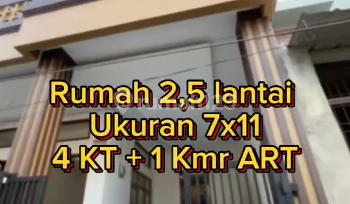 Rumah 3lantai Di Poris 7x11m Bagus Shm 