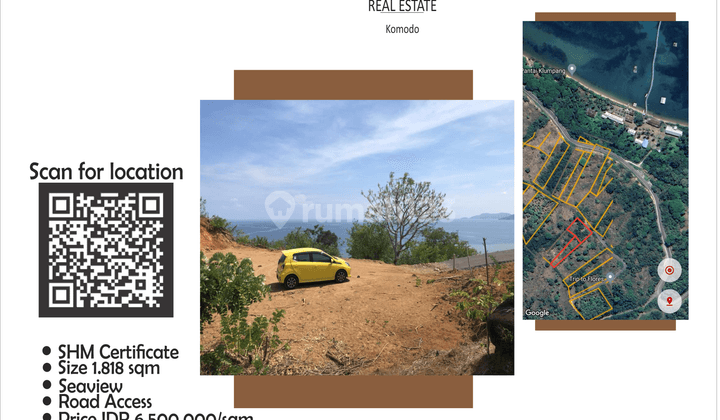 Tanah Seluas 1.818 M2 SHM di Labuan Bajo 1