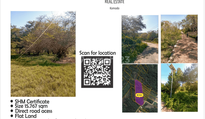Tanah Seluas 15.767 M2 SHM di Labuan Bajo 1