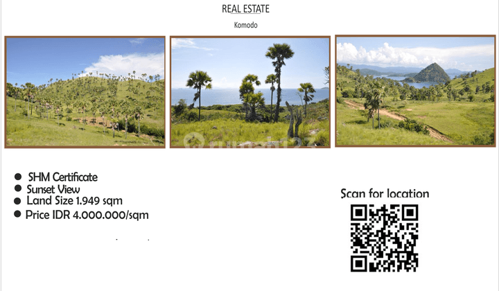 Tanah Seluas 1.949 M2 SHM di Labuan Bajo 1