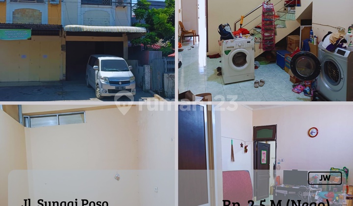 Dijual Ruko Poros Sungai Poso 2LT Siap Huni Strategis Harga Nego Dijual Ruko Poros Sungai Poso 2LT Siap Huni Strategis Harga Nego
