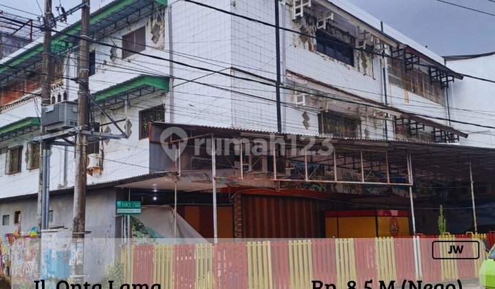 Dijual Ruko Pinggir Jalan Raya Onta Lama 3LT Strategis Dalam Kota 1