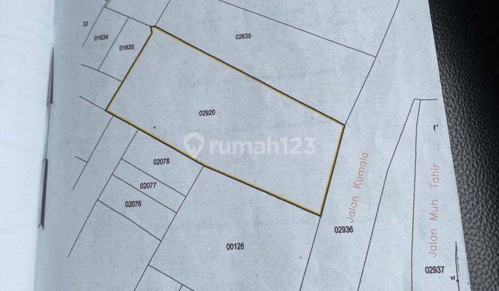 Dijual Tanah Kosong Luas Lokasi Strategis Poros Jalan Raya Kumala 2