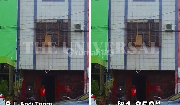 Dijual Ruko 2,5Lt Lokasi Strategis Poros Andi Tonro Makassar Nego 1