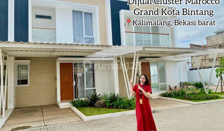 Rumah Dijual Cluster Marocco Grand Kota Bintang Bekasi Barat Kalimalang 1