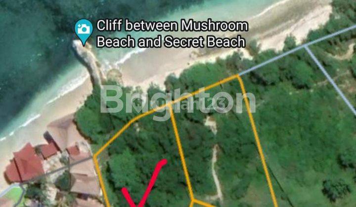 21,75 ARE TANAH DI BELAKANG MUSHROOM CLIFF TERLETAK ANTARA SECRET DAN MUSHROOM BEACH 2