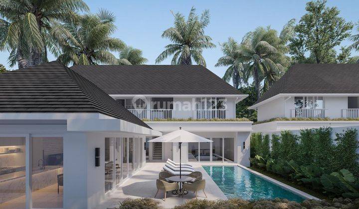 Villa 4 Kamar Tidur Bergaya Hampton Beachside Sanur, Leasehold 31 Tahun + Opsi Perpanjangan 2