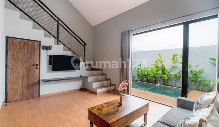 Aman, Berpagar, 1 Kamar Tidur Loteng di Kompleks Padonan Canggu