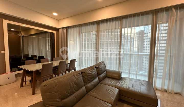 For Rent Apartment 2 BR Anandamaya Residences Bagus Furnished