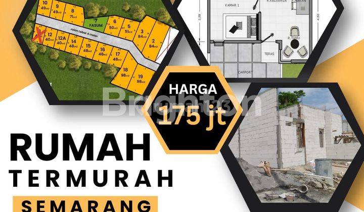 RUMAH MINIMALIS MODERN BANGETAYU SEMARANG 1