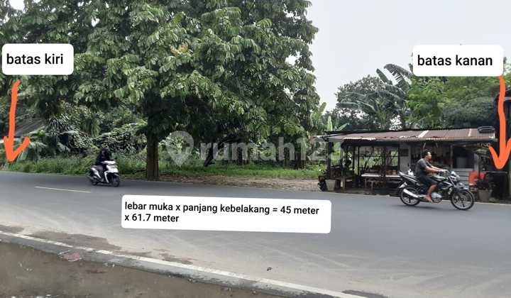 Dijual Lahan Sangat Strategis Di Pinggir Jalan Besar