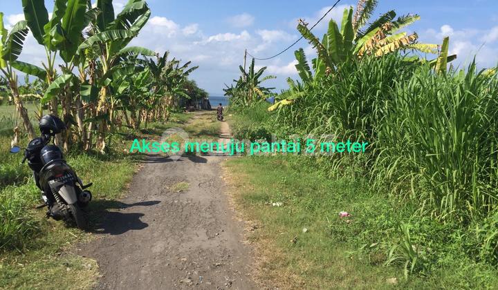 Lahan los pantai dijual murah Bali 
