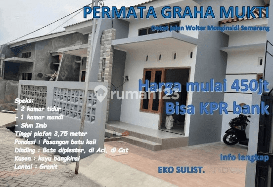 Rumah Baru Perum Graha Mukti Ii di Pedurungan Semarang Timur 1