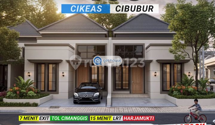 Rumah Minimalis Lokasi Strategis Cuman 10 Menit Ke Stasiun Lrt