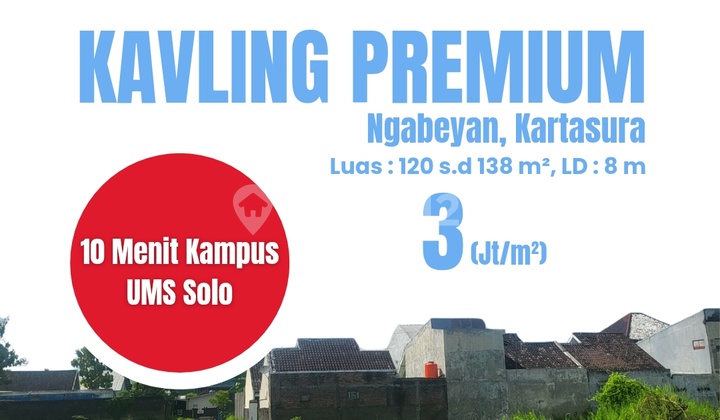 Tanah Hunian Dekat RS Karima Utama Kartasura, SHM 1