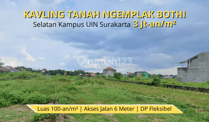 Dijual Tanah SHM di Kartasura, 200 meter Bringin Ngemplak Bothi 1