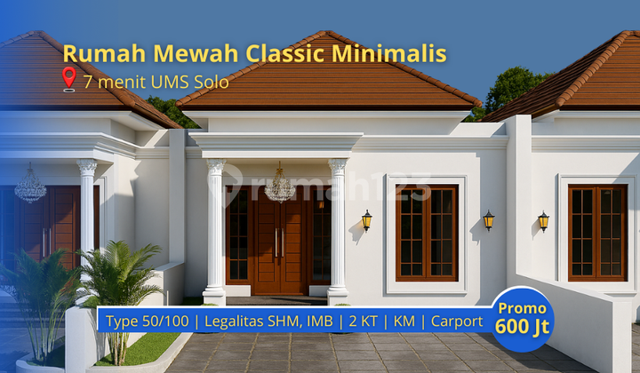 Selling a Nice, Cheap House in Solo: 2 minutes to UIN Surakarta, SHM IMB. 1