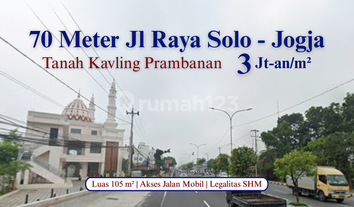 Cheap Land in Jogja, 4 Minutes to Prambanan Toll Gate, Notary Deed