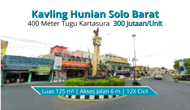 Dijual Tanah Strategis di Solo, Barat Kampus UMS Surakarta, SHM