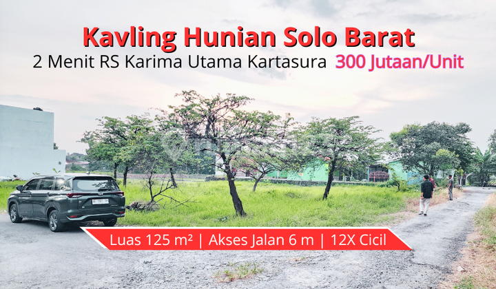 Selangkah Jl Raya Adi Sumarmo Solo, Tanah Kavling Hunian Ngabeyan, DP Fleksibel Selangkah Jl Raya Adi Sumarmo Solo, Tanah Kavling Hunian Ngabeyan, DP Fleksibel